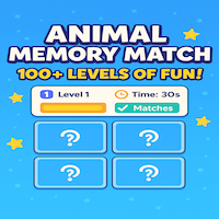 Animal Memory Match